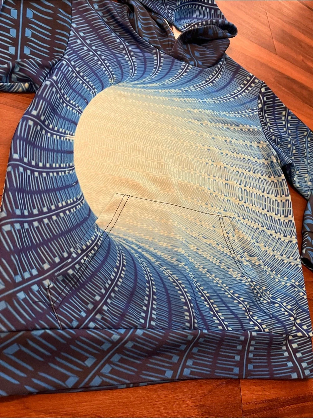 Optical Illusion Lightweight Hoodie - Youth 10/12